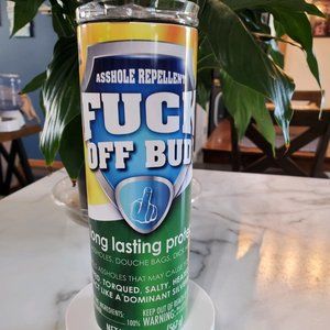 F*** Off Bud Spray Funny 20oz Tumbler with duo lids 🎉sale